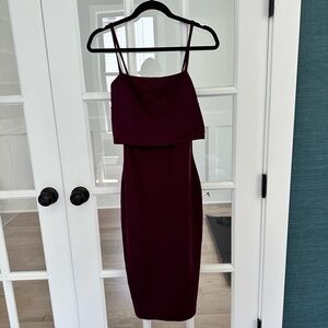 NWT purple midi dress